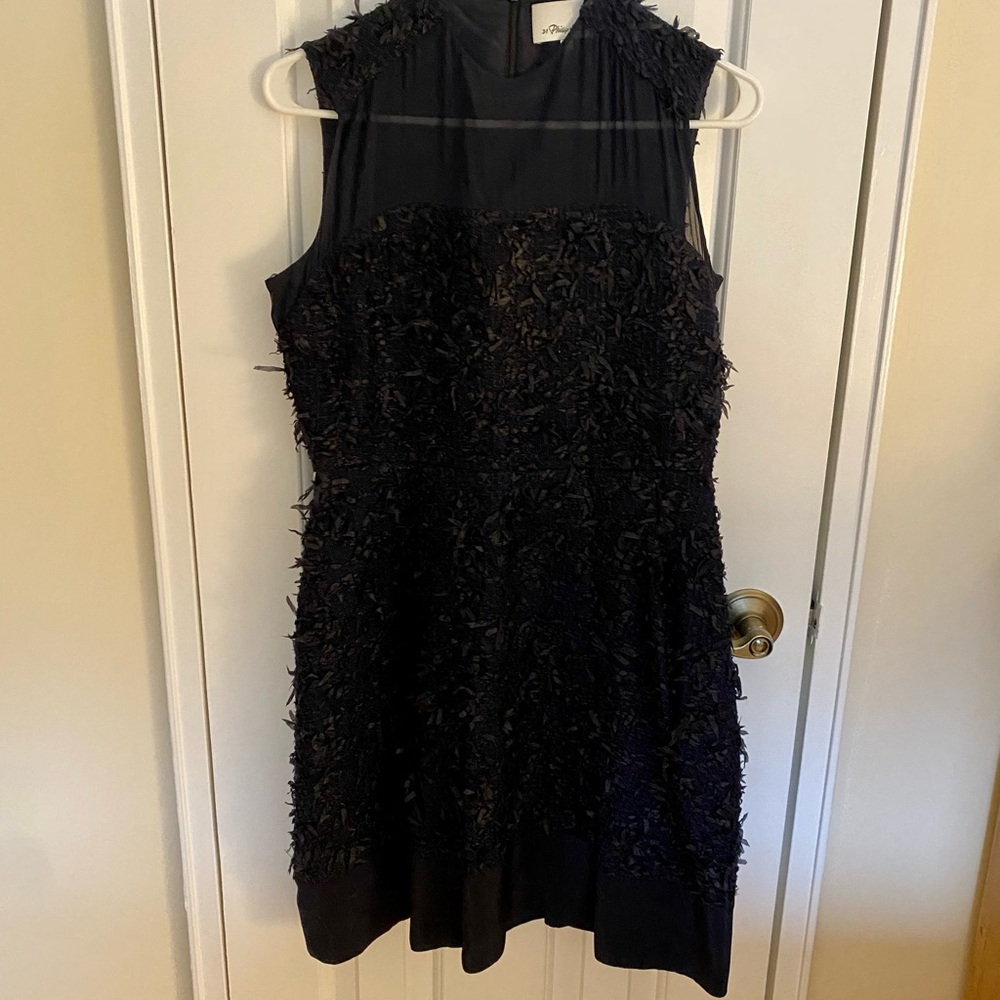 3.1 Phillip Lim Navy/Black Cocktail Dress